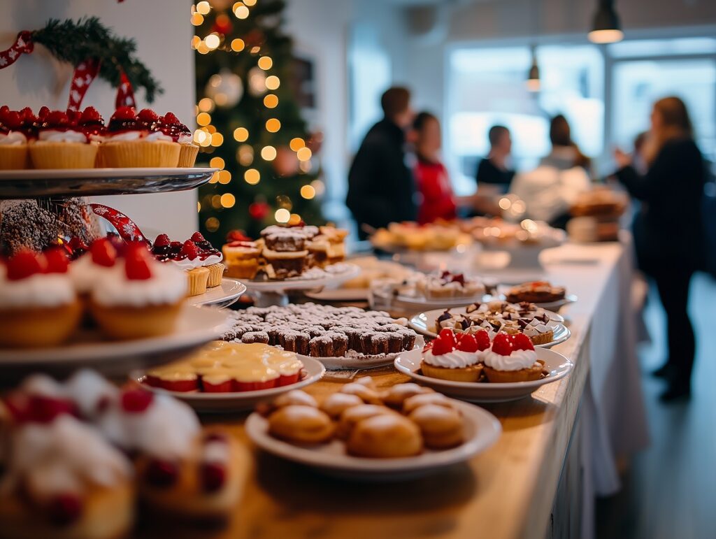 Christmas charity bake sale